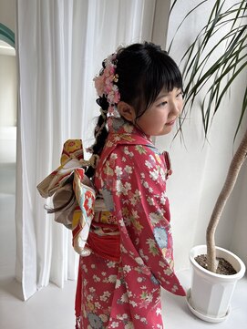 ポノ(po_no) 七五三編みおろしヘア