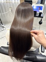 ソヨン 金山店(SOYON)&nbsp;ミディアムレイヤー/黒髪スタイル/グレージュ/髪質改善