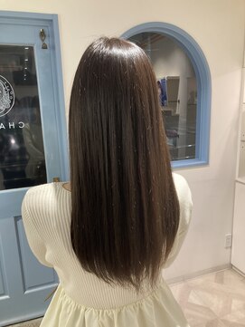 シェノン 赤羽店(CHAINON) 艶髪ナチュラルロンググレーブラウン赤羽美容室