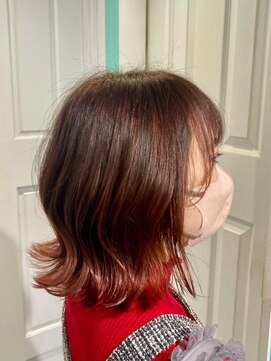 マティーナ ヘアー 池袋(Matina hair) 【テラコッタ/グラデーション/レイヤーボブ】池袋美容室