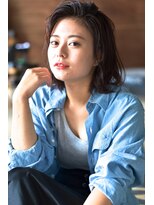 モーブ(MAUVE)&nbsp;MAUVE☆暗髪リラックスボブ TEL054-252-1333