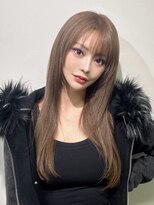 ルネラトーキョー(RUNERA TOKYO)&nbsp;ミルクティーベージュ　レイヤーカット　透明感カラー