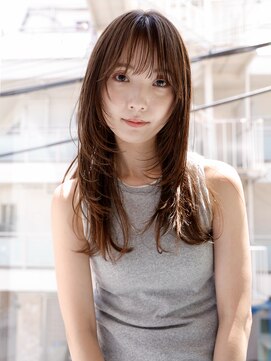 エムスラッシュ たまプラーザ(M.SLASH) 顔回りレイヤー/小顔/ウルフ/ロングレイヤー/たまプラーザ