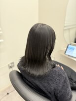 アイスプロドバイブルーム 木更津店(ice prod by bloom) 着物ヘア/ダークアッシュ/ミディアムレイヤーカット/木更津