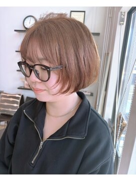 エスデザイン(es design) ハイトーンのショートボブ【フェイスレイヤー】