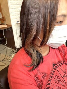 アルバ ヘアリゾート(ALBA) イメチェン/ピンクベージュ/アンブレラカラー/前髪/三鷹