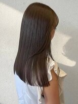 ミロア 薬院(miroa) 髪質改善 アッシュブラウン 艶髪 透明感カラー ストレート