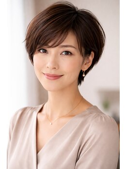 ヘアーズ サエミの写真/新しい自分発見！イメージチェンジならお任せください♪忙しいママさんでも簡単にセットできるスタイル◎