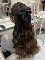 ヘアセット アリエス 池袋駅東口店(Aries) あみかちゅハーフアップ