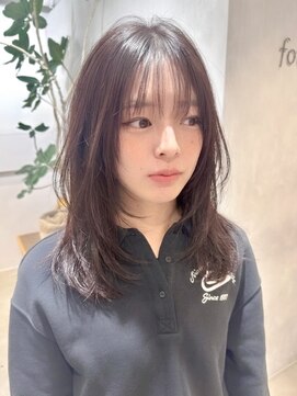 フォト 新宿(foto) ミディアムレイヤー/髪質改善/ワンホンレイヤー/新宿
