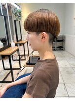 リディー(Lidee) Lidee刈り上げマッシュミルクブラウン