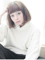 エイミーバイアフロートザガーデン 浦和店(amie by afloat the garden)&nbsp;大人かわいいふわゆれボブ☆ほつれワンカールで無造作ルーズ◎