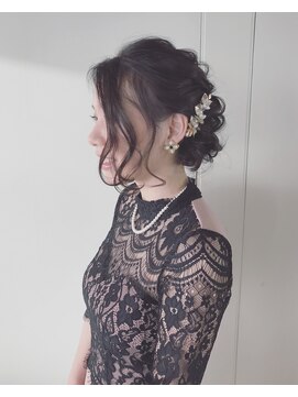 ピエドプールポッシュ(PiED DE POULE POCHE) * arrange hair *