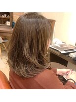 アリーナ 緑が丘店(arena) 伸ばしかけミディアム×グラデーションカラー(N)