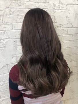 プライズ 池袋店(prize) 大人可愛いスタイルラベンダー韓国風ヘアダブルバング5032