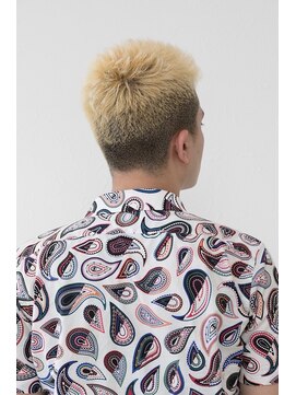 エヌドットバーバー ヒロオ(N.BARBER HIROO) ブロンドカラー×スパイキーボウズ【広尾】<理容室>