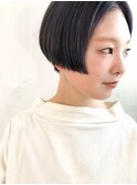 ラベンダーアッシュ×ボブ