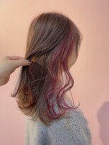 ミューズヌナ(muse nuna)&nbsp;ミルクティー×インナーピンク（ブリーチ1回）