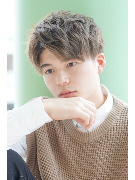 にもう 韓国マッシュセンターパートツイストスパイラルS