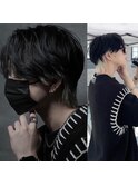 リバースセンターパート ホワイトインナーカラー
