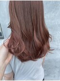 レッド × ピンク インナーカラー