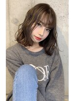 ユアーズ 青葉台店(youres)&nbsp;大人女子のレイヤーミディアムヘア　ヨシンモリ　韓国ヘア