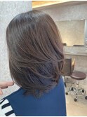 白髪ぼかし　レイヤースタイル
