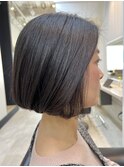 ミディアムボブ　before &after【西田辺】