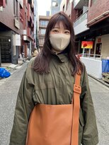 ネルケ 立川(nelke)&nbsp;ピンクブラウン/前髪カット