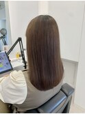 ドレスヘア/ショコラアッシュ/縮毛矯正/ストレート