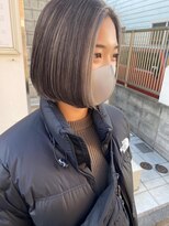 キティン 吉祥寺(kitin)&nbsp;《kitin吉祥寺》 グレージュ　ハイライト　ボブ