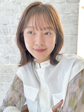 ガーデン オオタカノモリ(garden otakanomori) 似合わせカット×シースルーバング×アースカラー×くびれヘア