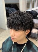 スタイリング簡単波巻きスパイラルパーママッシュウルフ  h