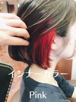 ゼロイチイチゴー 茗荷谷(0115)&nbsp;インナーカラー&レッドピンク