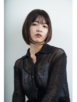 ラダ(Lada)&nbsp;ボブ ヘイリーボブ 切りっぱなしボブ 暗髪 20代30代40代