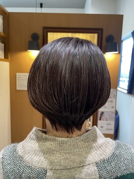 チアー ヘアリラクゼーション(cheer HAIRRELAXATION) 前下がりショートボブ