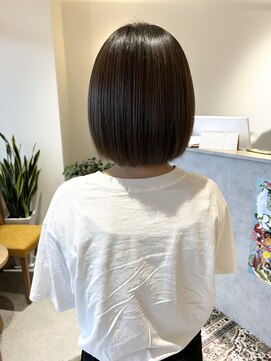 タオン(taon) 髪質改善カラー　ボブ