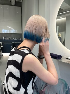 ソル 栄矢場町(SOL) ミニボブ/エンドカラー/裾カラー/ホワイトベージュ