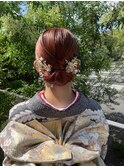 成人式セット　ヘアアレンジ　ヘアセット