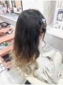 ガーリースタイル/心斎橋/ヘアメ/セットサロン