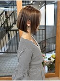 【KOS 立川】コントラストハイライト×ミディアムボブ