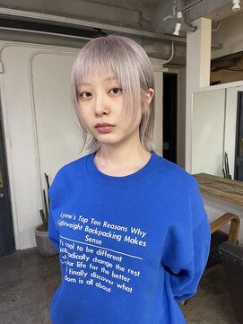 ソイ 下北沢(soi) White beige_顔周りレイヤー_ボブ