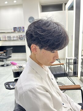 ネクスト 静岡店(NEXT) MEN'S HAIR/ダークアッシュ/ニュアンスパーマ/韓国マッシュ