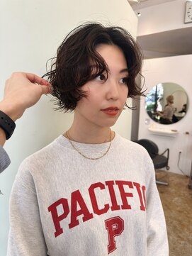 ユー(yew) ショートボブパーマ