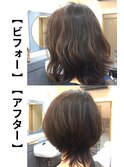 くせ毛ショート