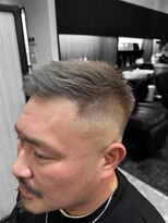 グランヘアー 南店(GRAN HAIR) スキンフェード  シルバーアッシュ