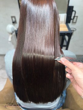 ジル アンク(Jill ankh) 《Jillankh 姫路》グレージュブラウン　髪質改善カラー　ロング