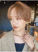 ショート／ハンサムショート/20代30代40代／パーマ
