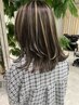 ハイライトカラー＋トリートメント　￥25300