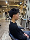 スパイキーショート刈り上げ